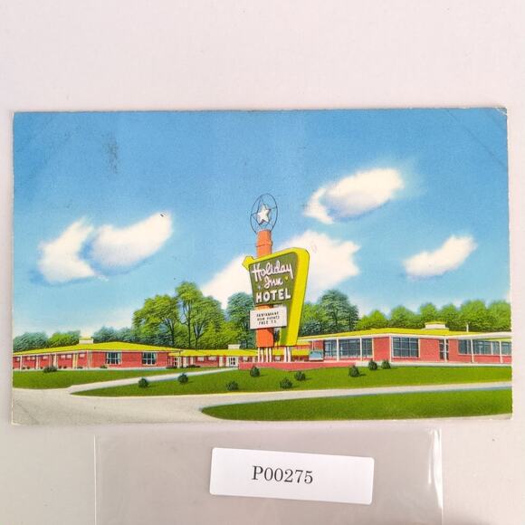 Vintage Postcard 1958 Holiday Inn Hotel Greensboro NC Restaurant - Picture 1 of 2
